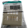 NEW Panduit MFPD8IW-2G MOD-COM Faceplate 8 Dual Module Spaces Double Gang