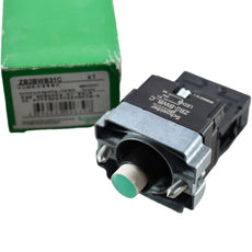 NEW Schneider ZB2BWB31C Illuminated Pushbutton Base Green LED 24V 1NO Metal
