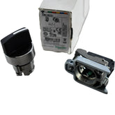 NEW Schneider Harmony XB4BD21 2-Position Selector Switch Black 1NO 22mm Metal