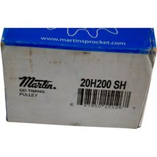 NEW Martin 20H200 SH QD Timing Pulley 20 Tooth 1/2 Pitch 2 in Belt Width