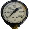 Dixon GLP550 Liquid Filled Pressure Gauge 0-3000 PSI 2-1/2 in Dial 1/4 in NPT