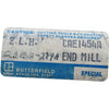 NEW Union Butterfield CAE2279A 2 Inch 6 Flute Left Hand HSS End Mill
