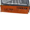NEW Timken 14136A Tapered Roller Bearing Cone 1.375in 1-3/8 Bore