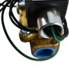 Parker 12F23C2148ACF4C05 Brass Solenoid Valve 2-Way 3/4 NPT NC 120V 110V 150 PSI
