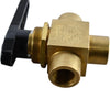 NEW Swagelok B-45XF8 Brass 3-Way Ball Valve 1/2 FNPT 1500 PSI 40 Series Switching