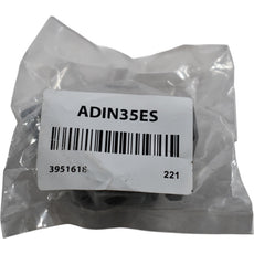 Pack of 2 NEW Functional Devices ADIN35ES End Stop Clamps 35mm DIN Rail