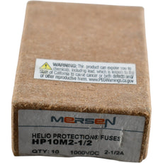 Pack of 10 NEW Mersen HP10M2-1/2 HelioProtection 2.5A 1000VDC Solar Fuse