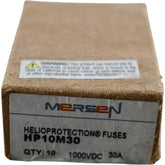 Pack of 10 NEW Mersen HP10M30 HelioProtection 30A 1000VDC Solar Fuse