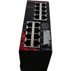 Sixnet SLX-16MS-1 16-Port Industrial Ethernet Managed Switch Red Lion