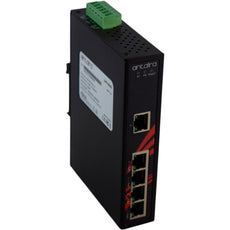 NEW Antaira LNP-0500G Industrial Gigabit PoE+ Switch 5 Port Unmanaged 48-55VDC