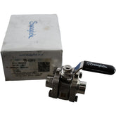 NEW Swagelok SS-62EF4 Ball Valve 60 Series 3-Piece 316SS 1/4 FNPT 2200 PSI