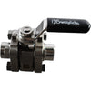 NEW Swagelok SS-62EF4 Ball Valve 60 Series 3-Piece 316SS 1/4 FNPT 2200 PSI