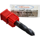 NEW HTC Tool 505-4375 3/8 Carbide Drill Mill 4 Flute 90 Deg AlTiN 2.5 OAL