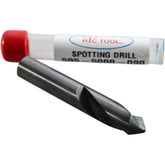 NEW HTC Tool 595-5000-090 1/2 Solid Carbide Spotting Drill 2FL 90 Deg Brite