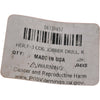 NEW Pack of 3 Hertel 04139457 Letter R Cobalt Jobber Length Drill Bit 135 Deg