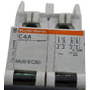 Merlin Gerin 24445 Multi 9 C60 C4A Miniature Circuit Breaker 2P 4A 480Y/277V