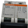 Merlin Gerin 24447 Multi 9 C60 Circuit Breaker C6A 2 Pole 480Y/277V 125VDC DIN