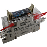 Omron G7SA-3A1B Safety Relay w/ P7SA-10F-ND DIN Rail Base Socket 24VDC
