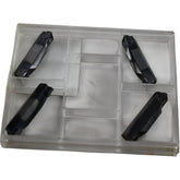 Pack of 4 NEW Widia WMTS250I6P03PT WU25PT WMT Precision Grooving Inserts 4118594