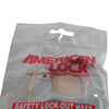 NEW American Lock AL0802 Safety Lockout Hasp 1-1/2in Jaw 6-Padlock Red Steel