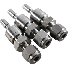 NEW Lot of 3 Ham-Let QC4-SS-S-L-1/4 QC-LOK Quick Connect Stem 316SS 1/4 LET-LOK