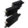 Lot of 3 E-T-A 2-5700-IG1-P10-DD 10A 250VAC 28VDC Thermal Circuit Breakers