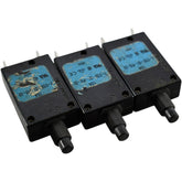 Lot of 3 E-T-A 2-5700-IG1-P10-DD 10A 250VAC 28VDC Thermal Circuit Breakers