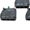 Lot of 4 Schneider Electric ZBE-101 Harmony XB4 XB5 NO Contact Block A600 Q600