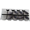 Pack of 8 NEW Iscar GIFI 4.00E-0.40 IC908 Carbide Grooving Turning Inserts