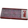 NEW Pack of 10 Dorian Tool TDEX-110208-EN-DASP35B Carbide Dovetail Milling Inserts