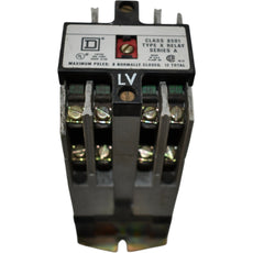 Square D 8501 XO-80 Type X Control Relay Series A 8-Pole 120V 60Hz Coil