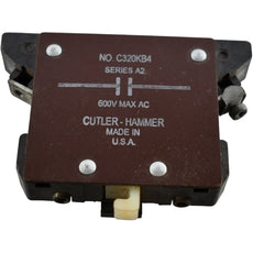 Eaton Cutler Hammer C320KB4 Series A2 Auxiliary Contact Block 1 NO 600V Max AC