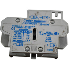 Eaton Cutler-Hammer C320KGS1 Auxiliary Contact Block Series A2 1 NO 600V