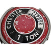 Chester Hoist 130-1 Zephyr 1 Ton Manual Hand Chain Hoist Steel Hooks USA