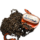 Duff Norton LHH-1B Duff Lynx 1 Ton Manual Hand Chain Hoist Steel Hooks, No clasp