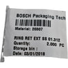 Lot of 2 NEW Bosch Packaging 20307 External Retaining Ring SS 1.312 Inch