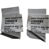 NEW Lot of 2 Bosch Packaging 21314 21315 SS Dowel Pins 1/4 In Dia 1.75 2.00 L