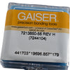 NEW Gaiser CoorsTek 7213850-56 Precision Bonding Tool Nozzle C-Type 7244104