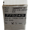 NEW Nordson 775243 Microwave UV Lamp Bulb CW306 D-Type Iron Fill 6 Inch