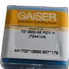 NEW Gaiser CoorsTek 7213850-56 Precision Bonding Tool Nozzle C-Type 7244104 Rev H