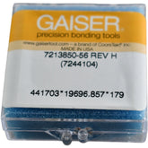 NEW Gaiser CoorsTek 7213850-56 Precision Bonding Tool Nozzle C-Type 7244104 Rev H