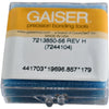 NEW Gaiser CoorsTek 7213850-56 Precision Bonding Tool Nozzle C-Type 7244104 Rev H