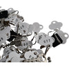 Bulk Lot of Master Lock Padlock Keys White Numbered Clover Tags Fasteners