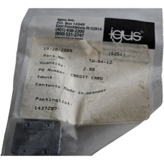 NEW Pack of 2 Igus TW-04-12 DryLin-T Miniature Linear Guide Carriage Block Size 12