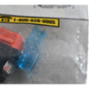NEW Hubbell HD26U7 6 POS USOC Modular Jack Orange Keystone Jack 110 Termination
