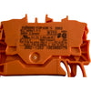 NEW Lot of 11 WAGO 2002-1202 TOPJOB S 2-Conductor Through Terminal Block Orange