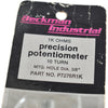 NEW Beckman Industrial P7276R1K Precision Potentiometer 1K Ohm 10 Turn 3/8 Hole