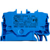 NEW Lot of 8 WAGO 2002-1204 TOPJOB S 2-Conductor Through Terminal Block Blue