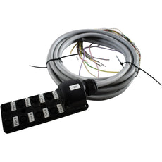 Murrelektronik MVP12 8-Port M12 Passive Distribution Box Integrated Cable