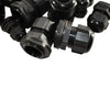 Mixed Lot of NEW Bimed Black Nylon Cable Glands Strain Relief Cord Grips